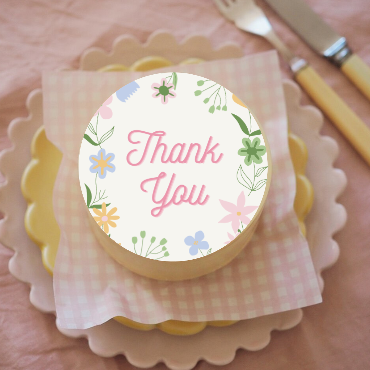 THANK YOU Chocolate Bento Box Cake