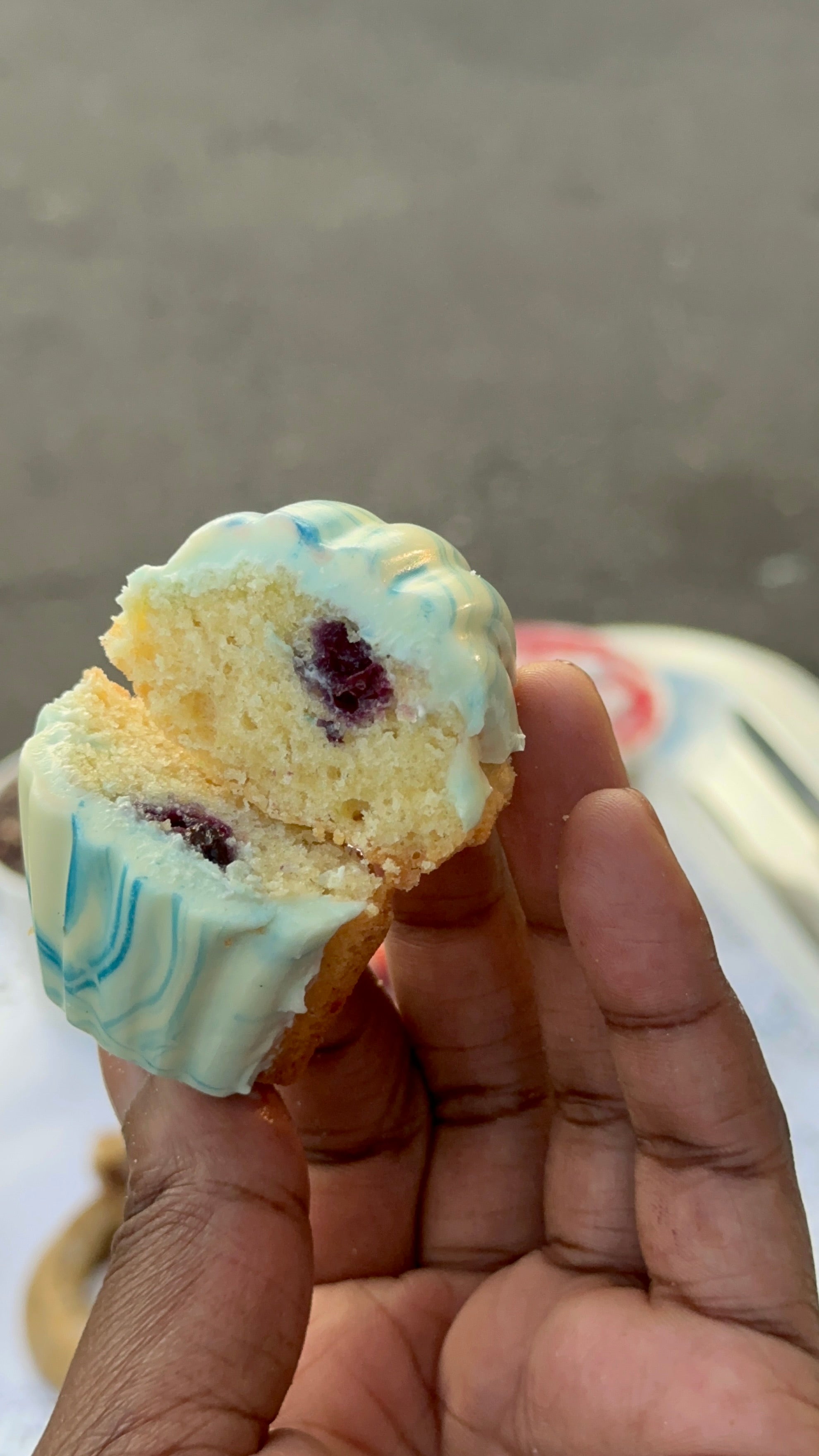 Blueberry Madeleines
