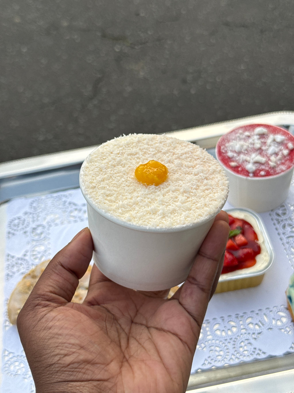 Mango Sticky Rice Cake Tub