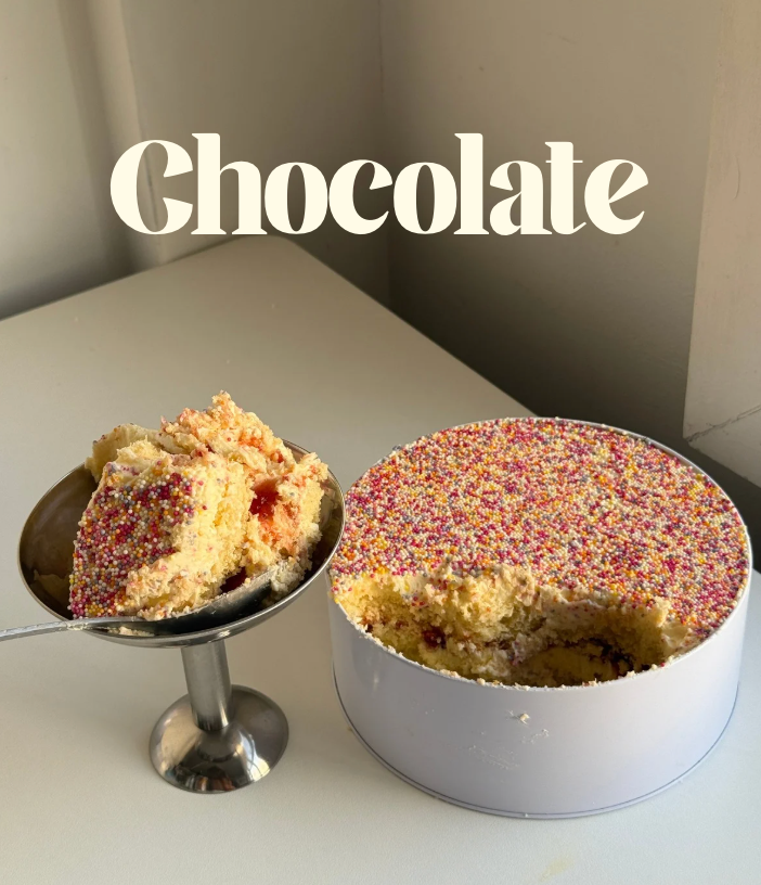 Dot Cake Tubs - Chocolate